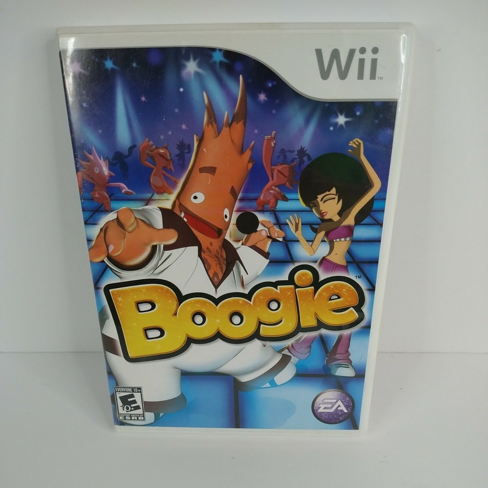 Boogie Game For Nintendo Wii, Very Good Condition, Tested and Works, w/Manual